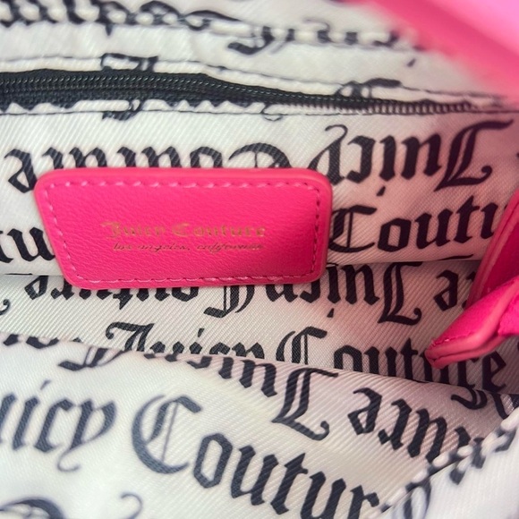 Juicy Couture Vibrant Pink Faux Fur Shoulder Bag - Picture 5 of 5